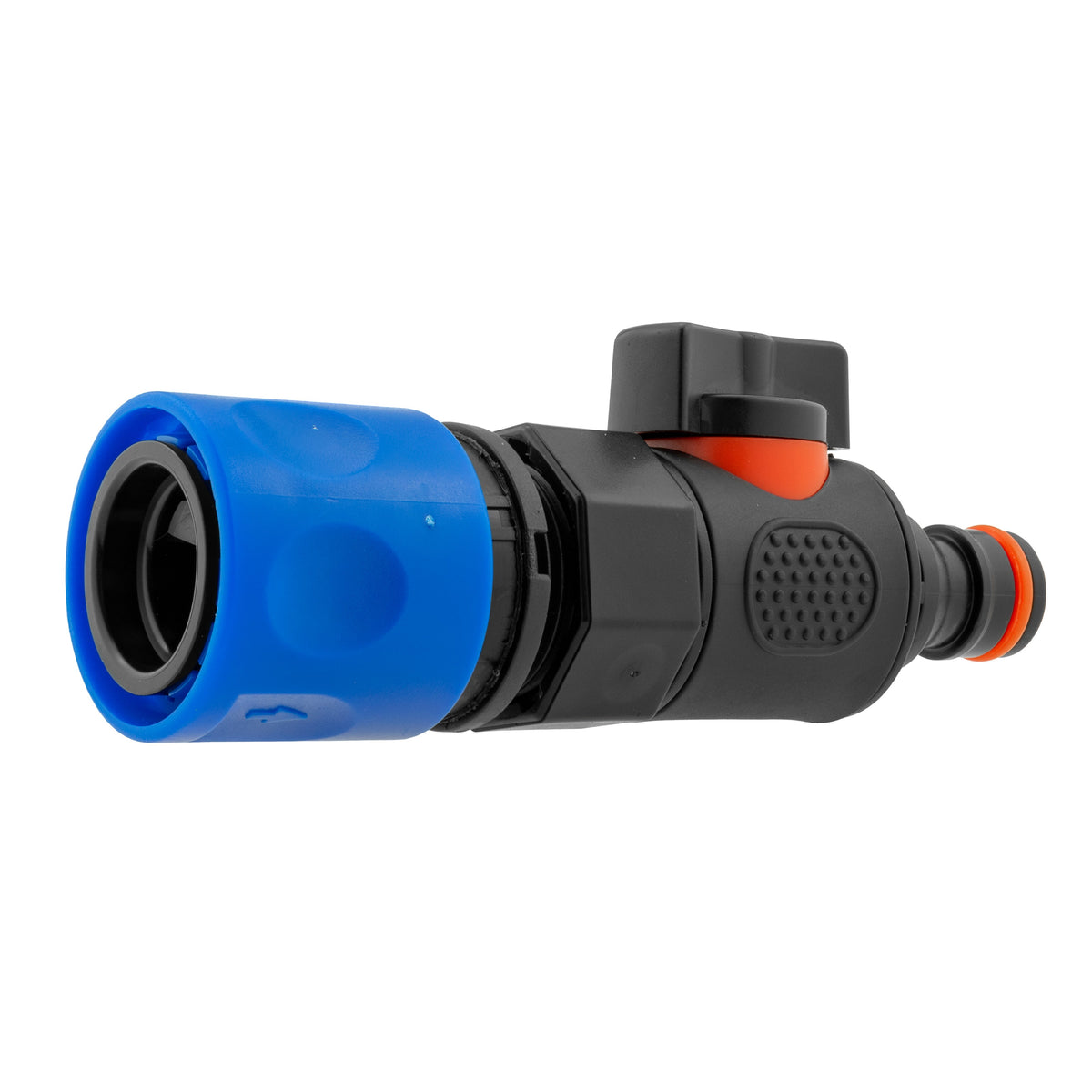 Blue Female Quick Coupling Valve Kit with Male Snap-On Outlet
