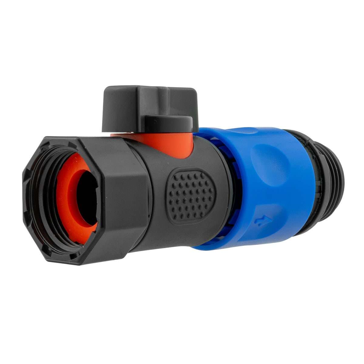 Blue Female Quick Coupling Valve Kit with Male Snap-On Outlet