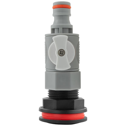 Grey Drain Fitting & Quick-Connect Valve Kit – ¾″ BSP