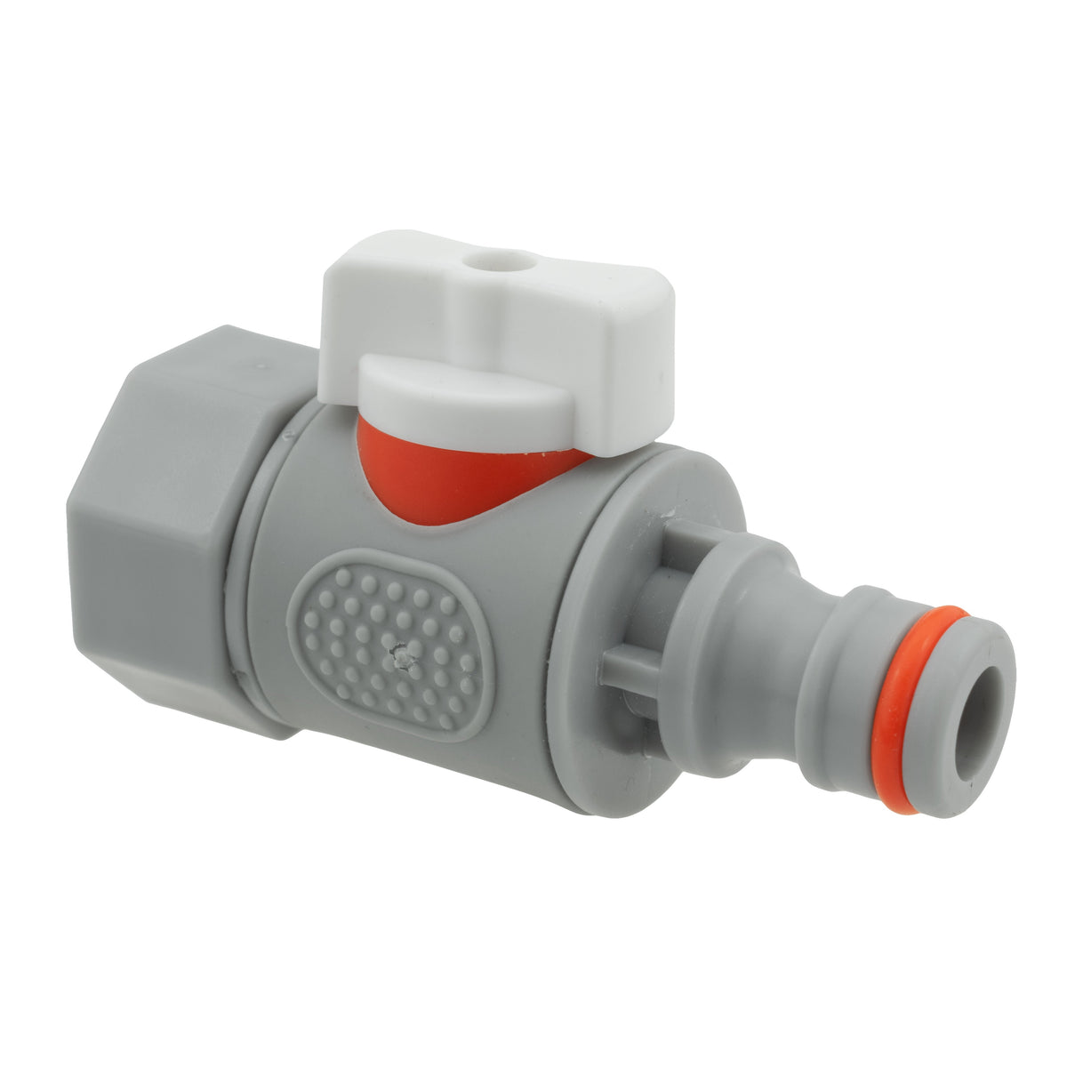 Grey Drain Fitting & Quick-Connect Valve Kit – ¾″ BSP
