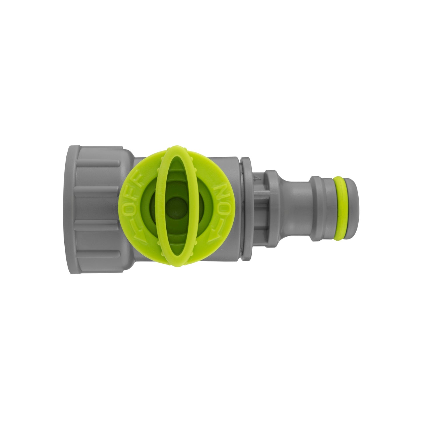 IBC 2" S60X6 Cap with Click Lock Quick Connect Valve Lime