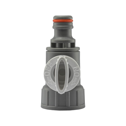 ¾″ BSP Female Tap Valve with Male Quick Plug – White Line