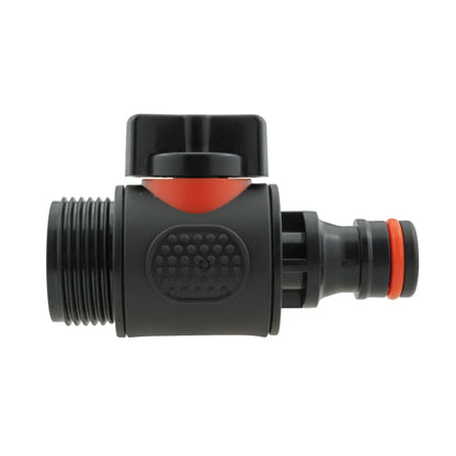 25mm MDPE Wall Kit – Valve & Male Quick Connector