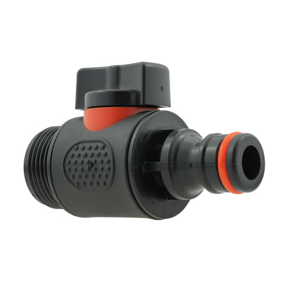 25mm MDPE Wall Kit – Valve & Male Quick Connector