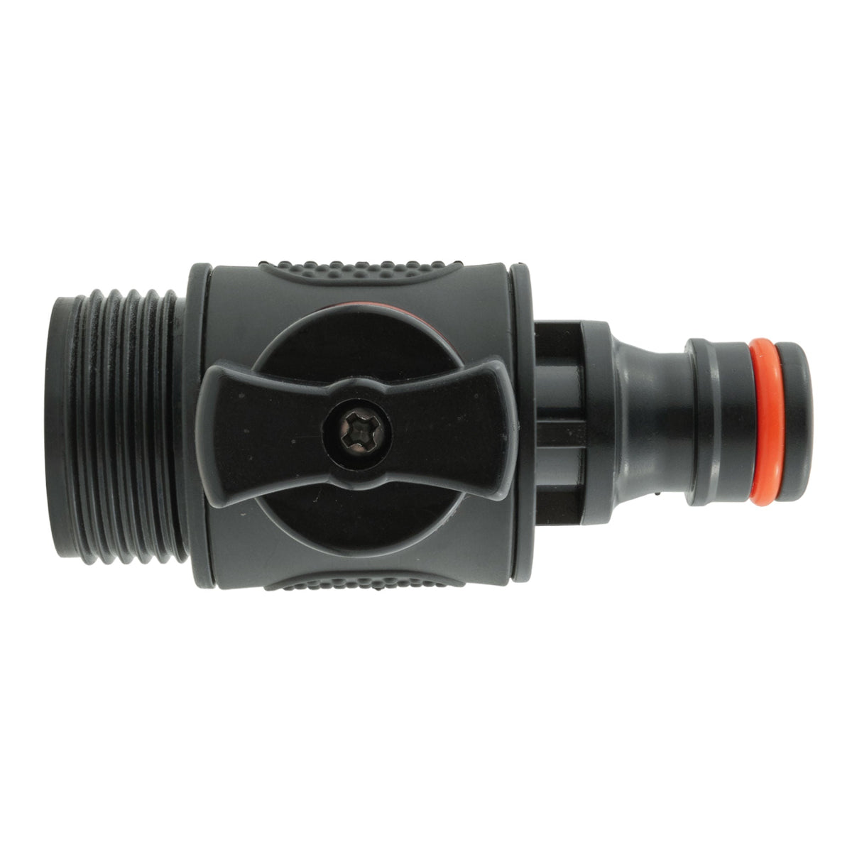 25mm MDPE Wall Kit – Valve & Male Quick Connector