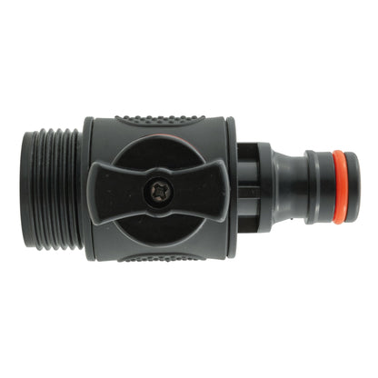 25mm MDPE Wall Kit – Valve & Male Quick Connector
