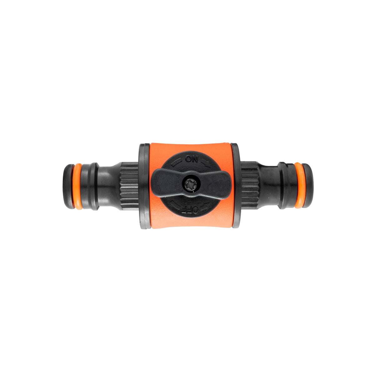 CostWise Inline Hose Valve – Double Male Quick Connect, Orange