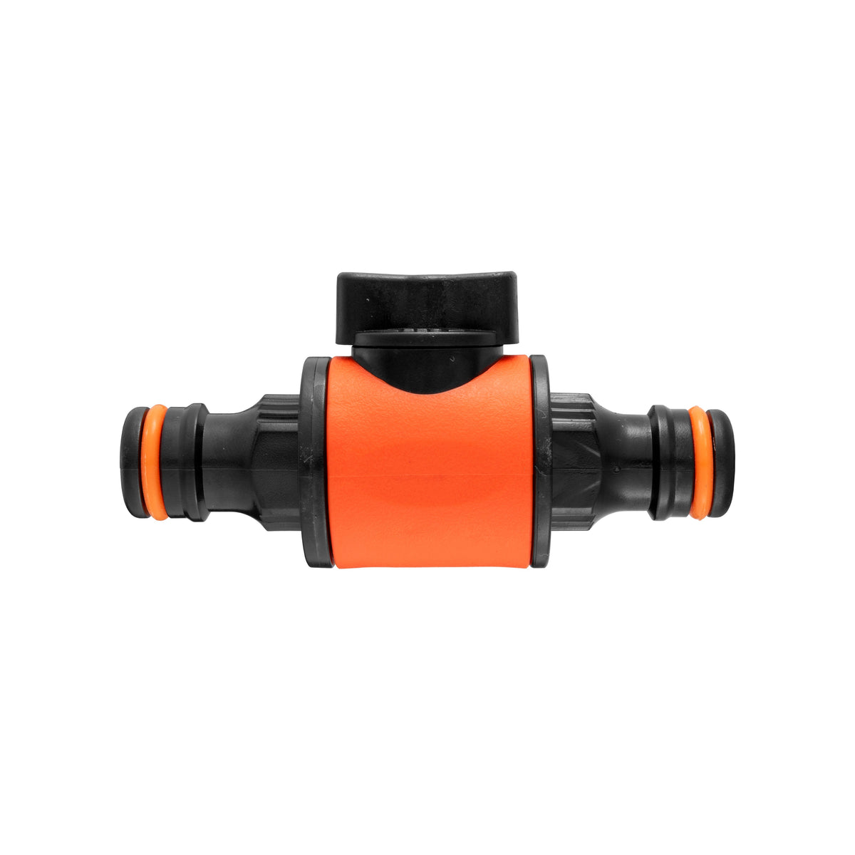 CostWise Inline Hose Valve – Double Male Quick Connect, Orange