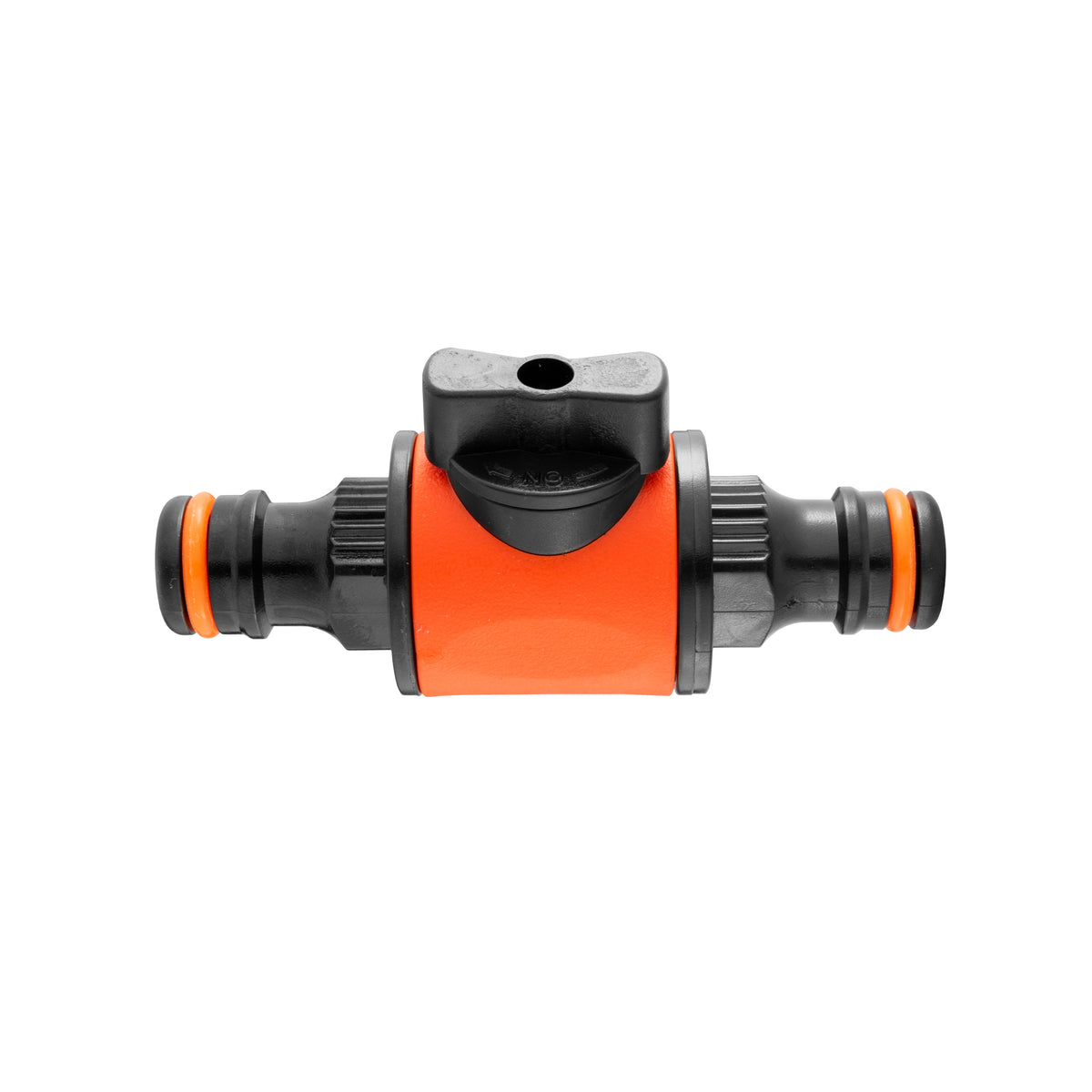 CostWise Inline Hose Valve – Double Male Quick Connect, Orange