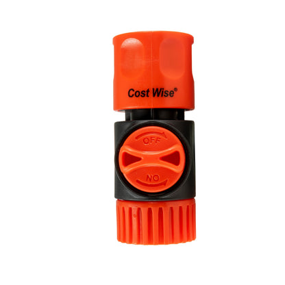CostWise Hose Socket with Valve – ¾″ BSP Female Thread