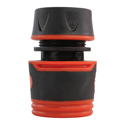 Soft-Touch Female Hose Connector for ½″ or ⅝″ Hose – Black