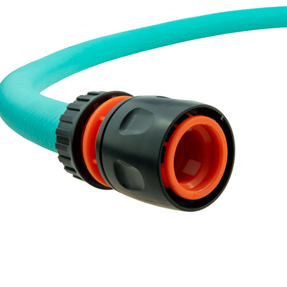 2 × 50m Soaker Hose Kit with Tap Splitter & Connection Hose