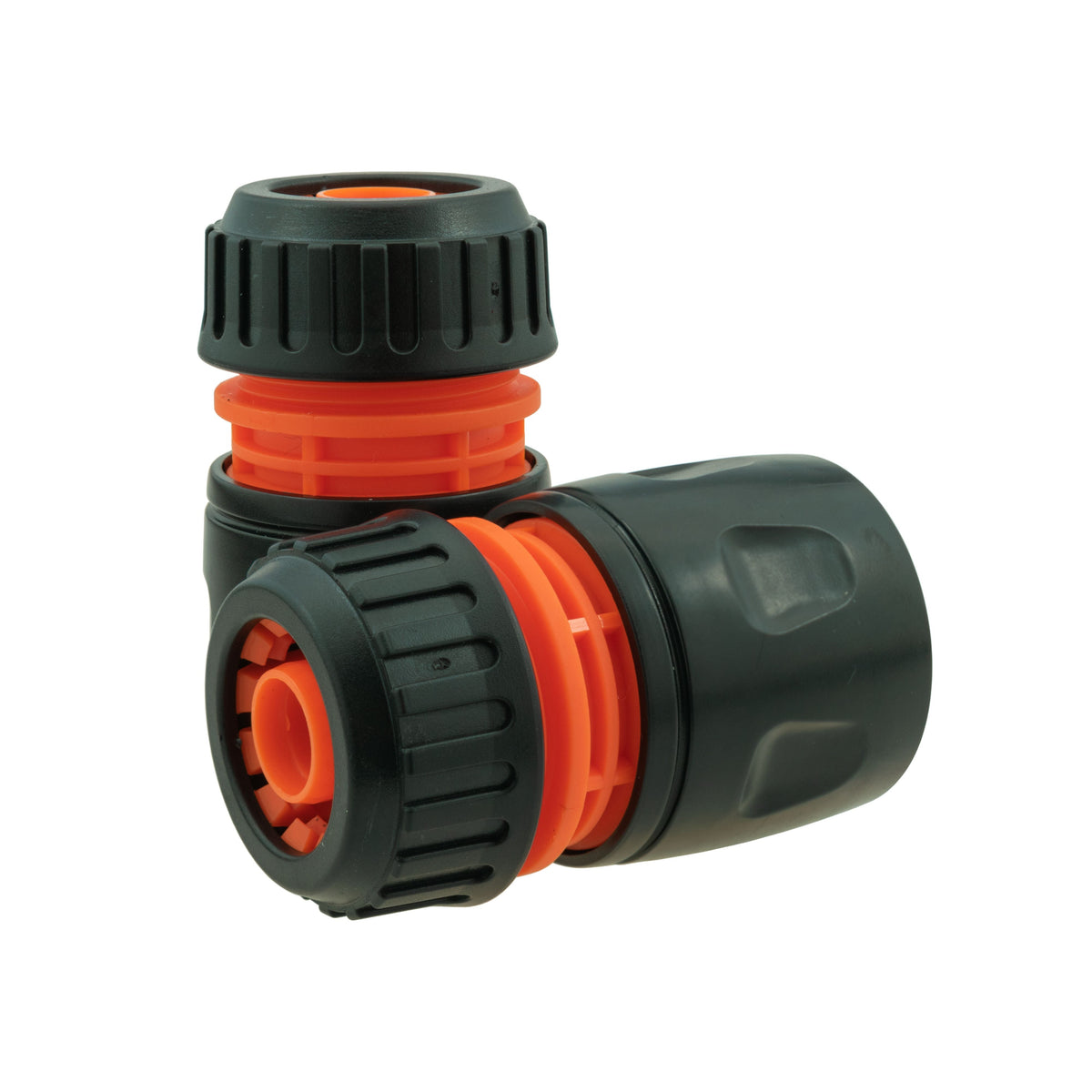 Inline Hose Valve Kit – 2 Valves & 4 Connectors, Orange & Black