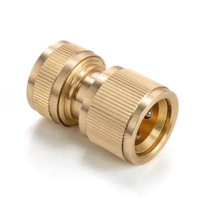 Yellow ½″ Hose Connection Kit – Brass Sockets & 90° Bend