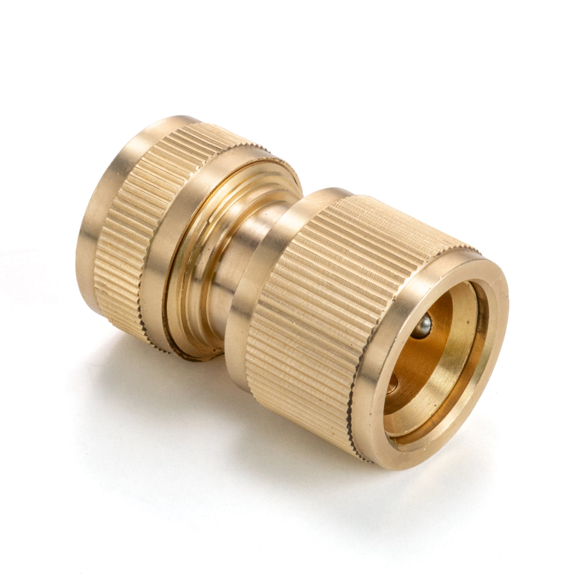 Yellow ½″ Hose Connection Kit – Brass Sockets & 90° Bend