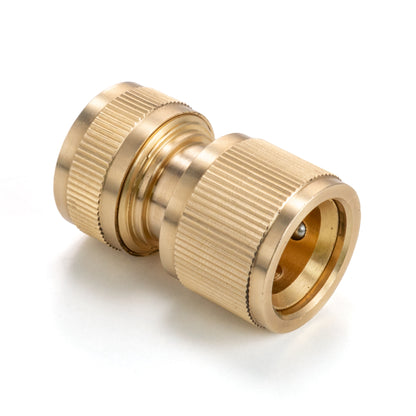 Premium Garden Hose Pipe with Brass Hose Connectors, Yellow