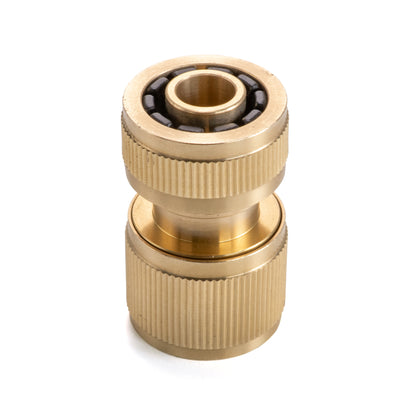 Premium Garden Hose Pipe with Brass Hose Connectors, Yellow