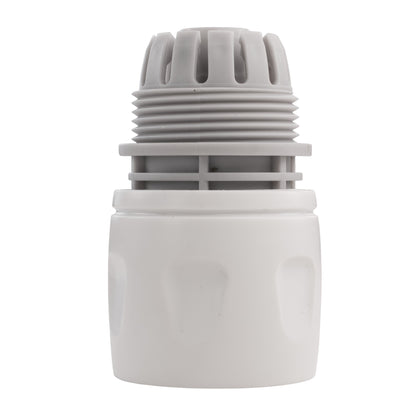 Female Hose Connector for 1/2" Hose, White/Grey