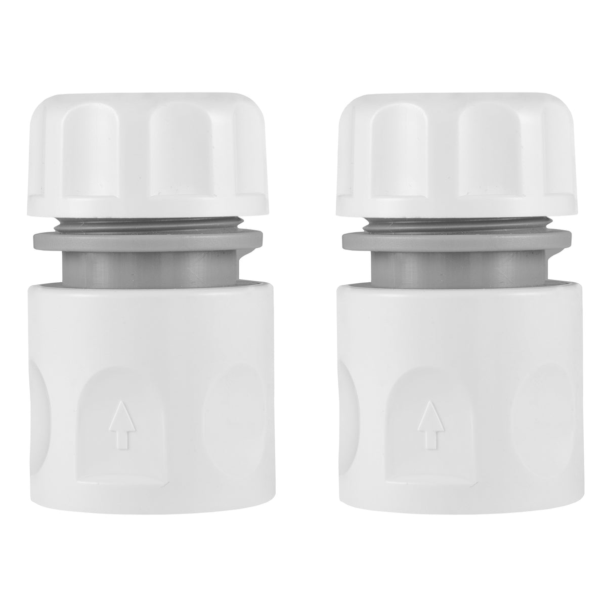 Modern Plus Grey 4-Layer Garden Hose Set – ½″, Two Connectors