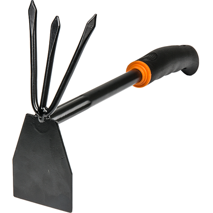 DE LUXE Steel Two-in-One Hand Digger & Hoe