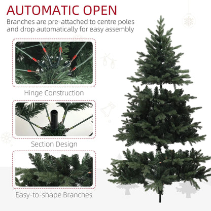 6ft Artificial Spruce Christmas Tree - Green