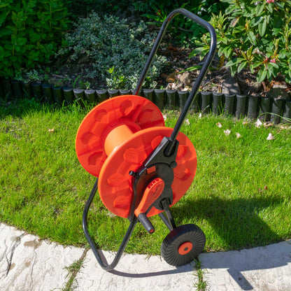Hose Reel with Wheels for 60m 1/2" Garden Hose