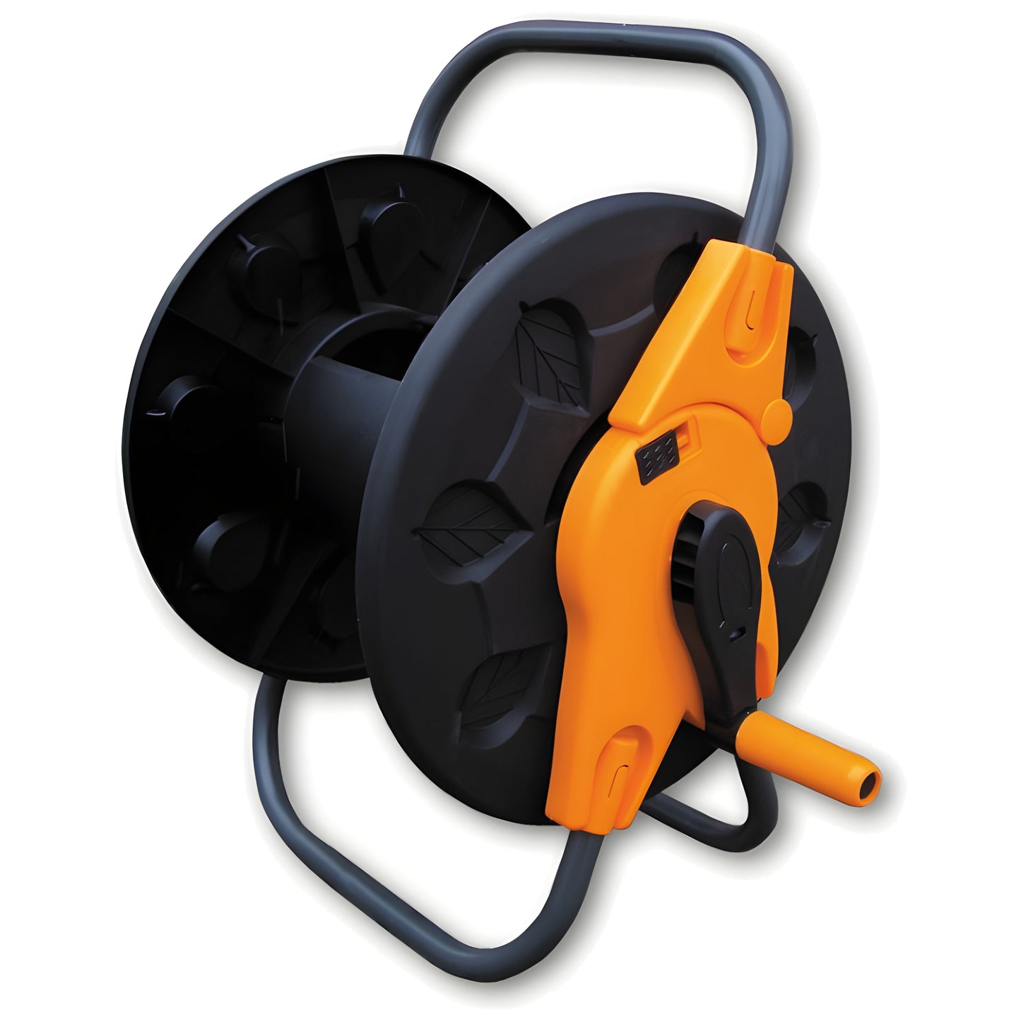 Hose Cart for 60m 1/2" Garden Hose Black/Orange