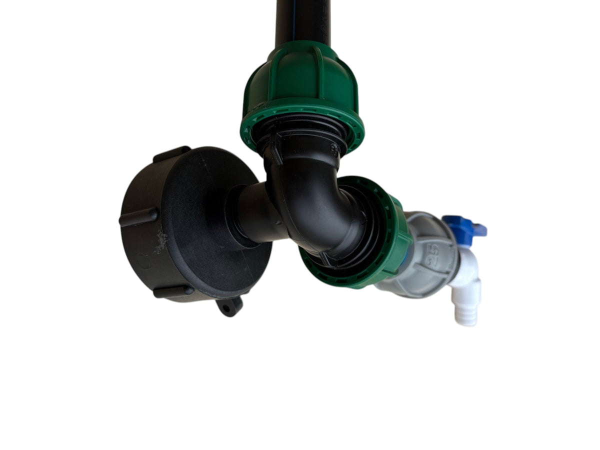 IBC 25cm Side-Outlet Riser Kit – Tap Style Options