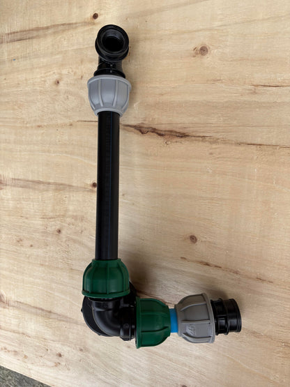 IBC 25cm Side-Outlet Riser Kit – Tap Style Options