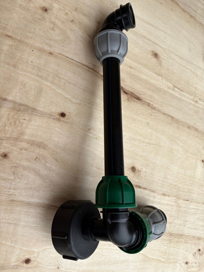 IBC 25cm Side-Outlet Riser Kit – Tap Style Options