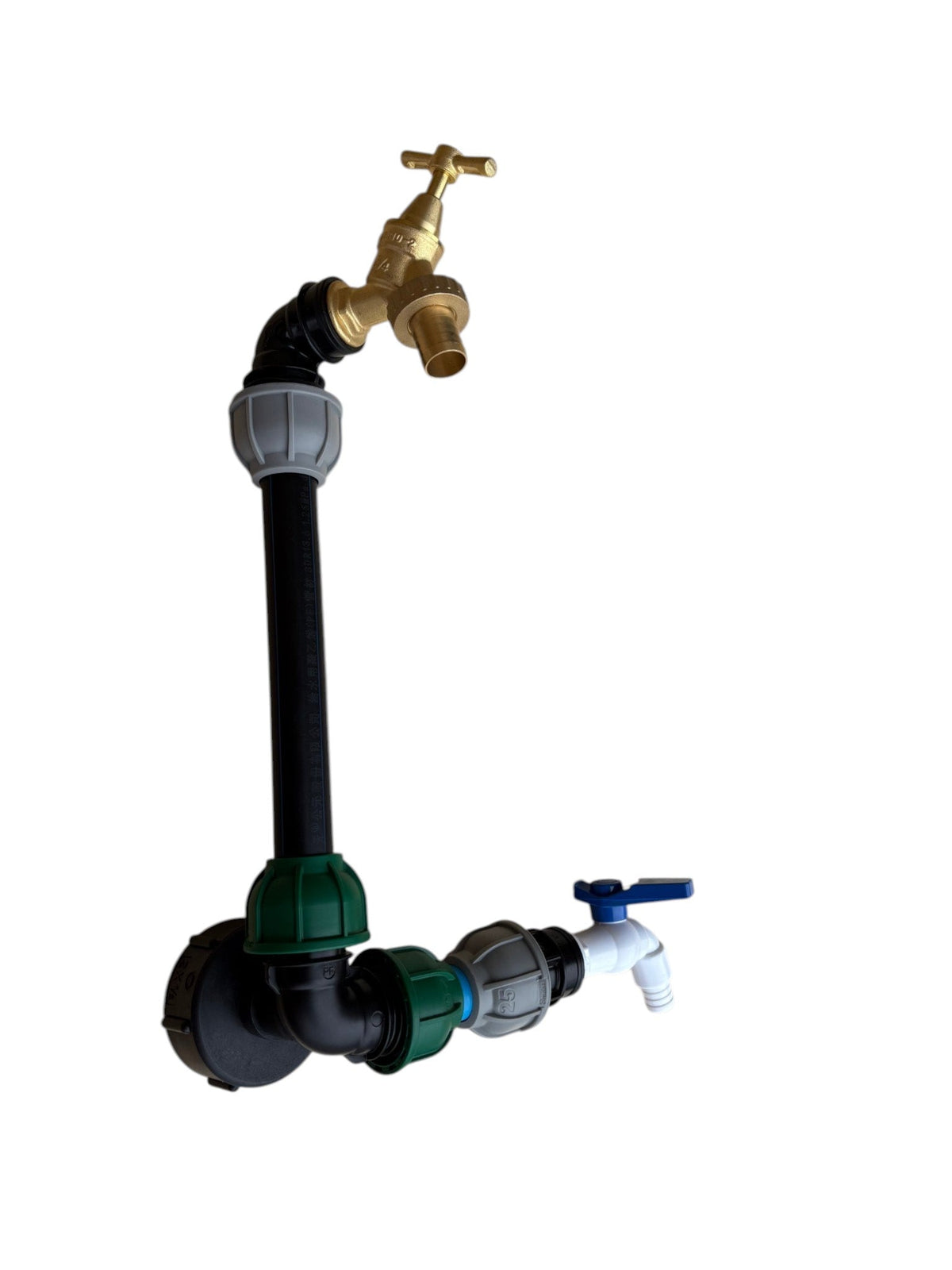 IBC 25cm Side-Outlet Riser Kit – Tap Style Options
