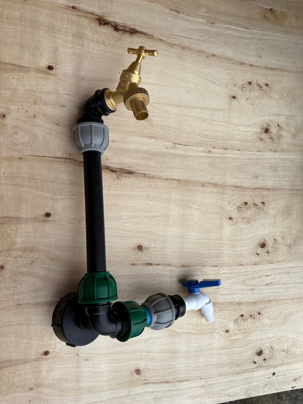 IBC 25cm Side-Outlet Riser Kit – Tap Style Options