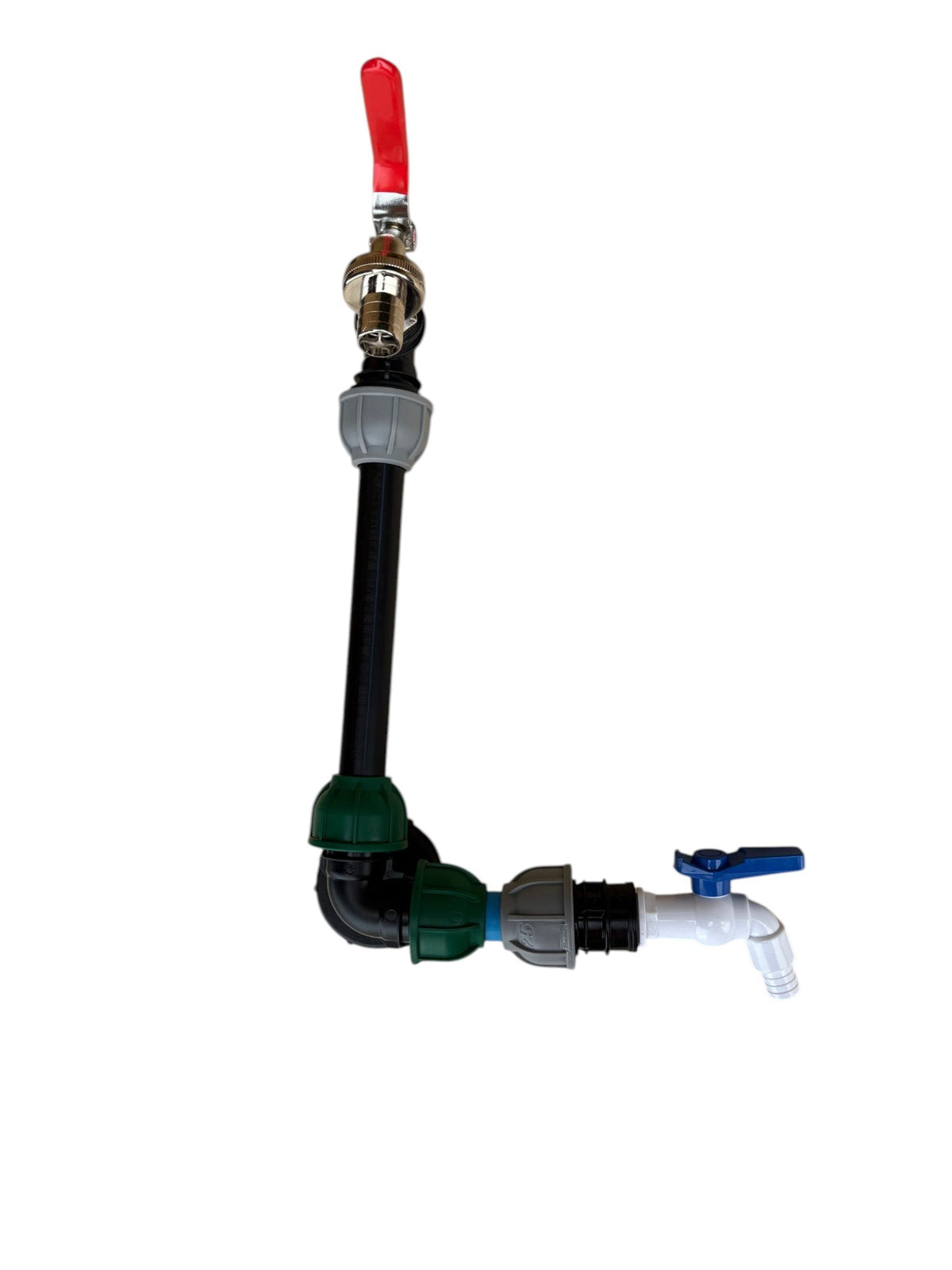 IBC 25cm Side-Outlet Riser Kit – Tap Style Options