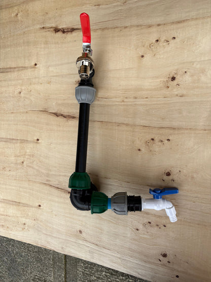 IBC 25cm Side-Outlet Riser Kit – Tap Style Options
