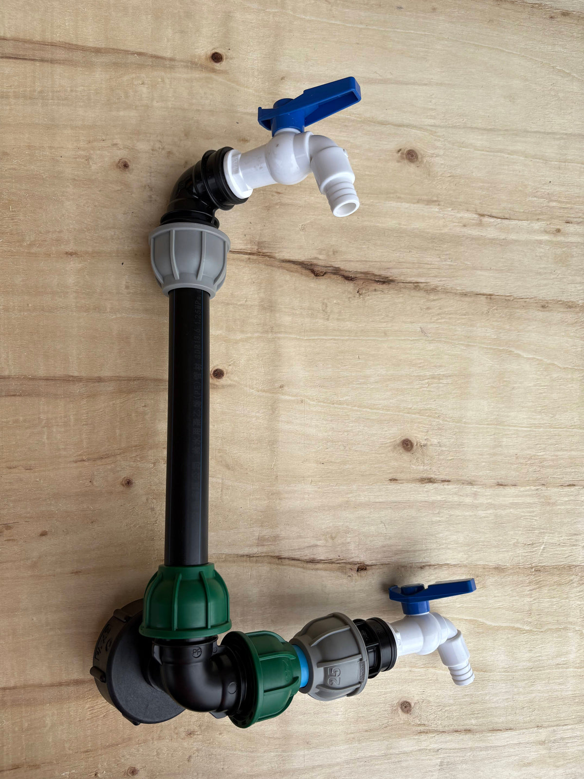 IBC 25cm Side-Outlet Riser Kit – Tap Style Options