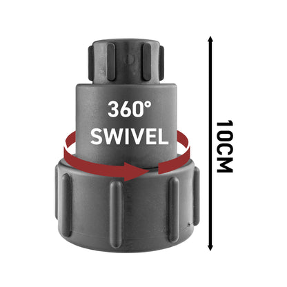 S60X6 IBC Extender Kit with Side-Lock Lever Tap