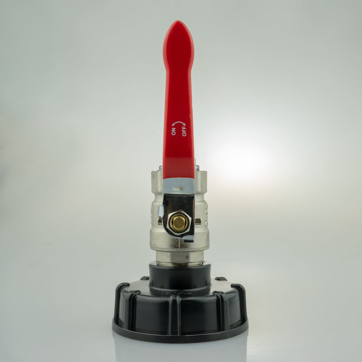 IBC S60X6 Cap & Brass Lever Valve – Zinc Quick-Connect Outlet