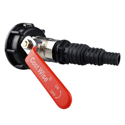 IBC S60X6 Cap & Brass Lever Valve – 13/20/25mm Stepped Hose Tail