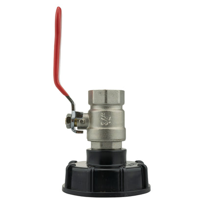 IBC S60X6 Cap & Brass Lever Valve – ¾″ BSP Female Outlet