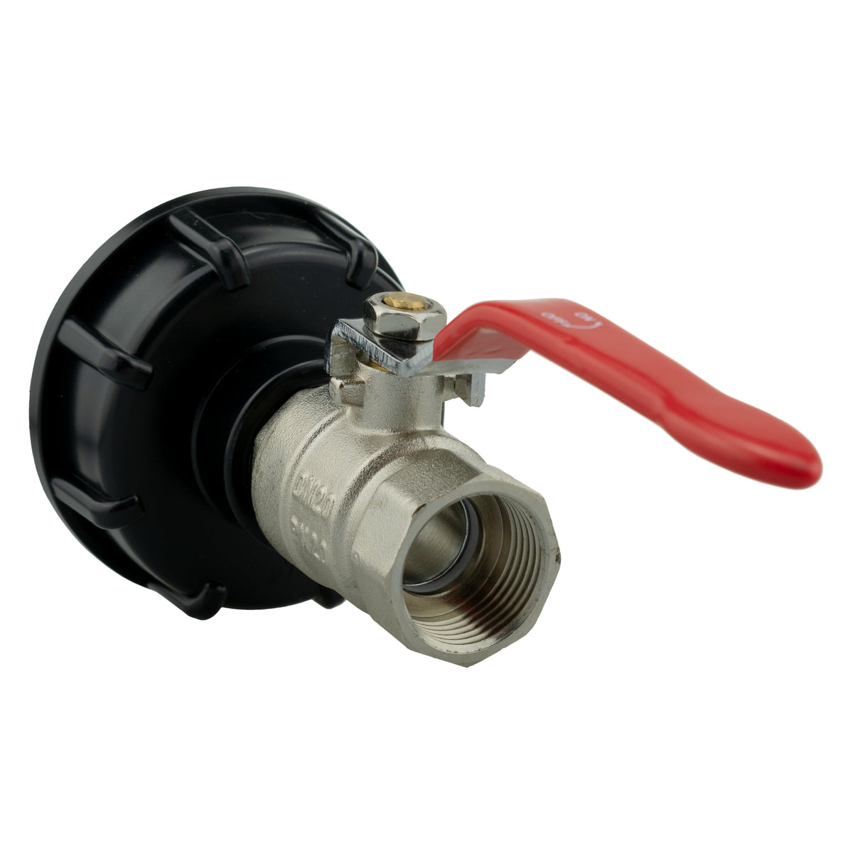 IBC S60X6 Cap & Brass Lever Valve – ¾″ BSP Female Outlet