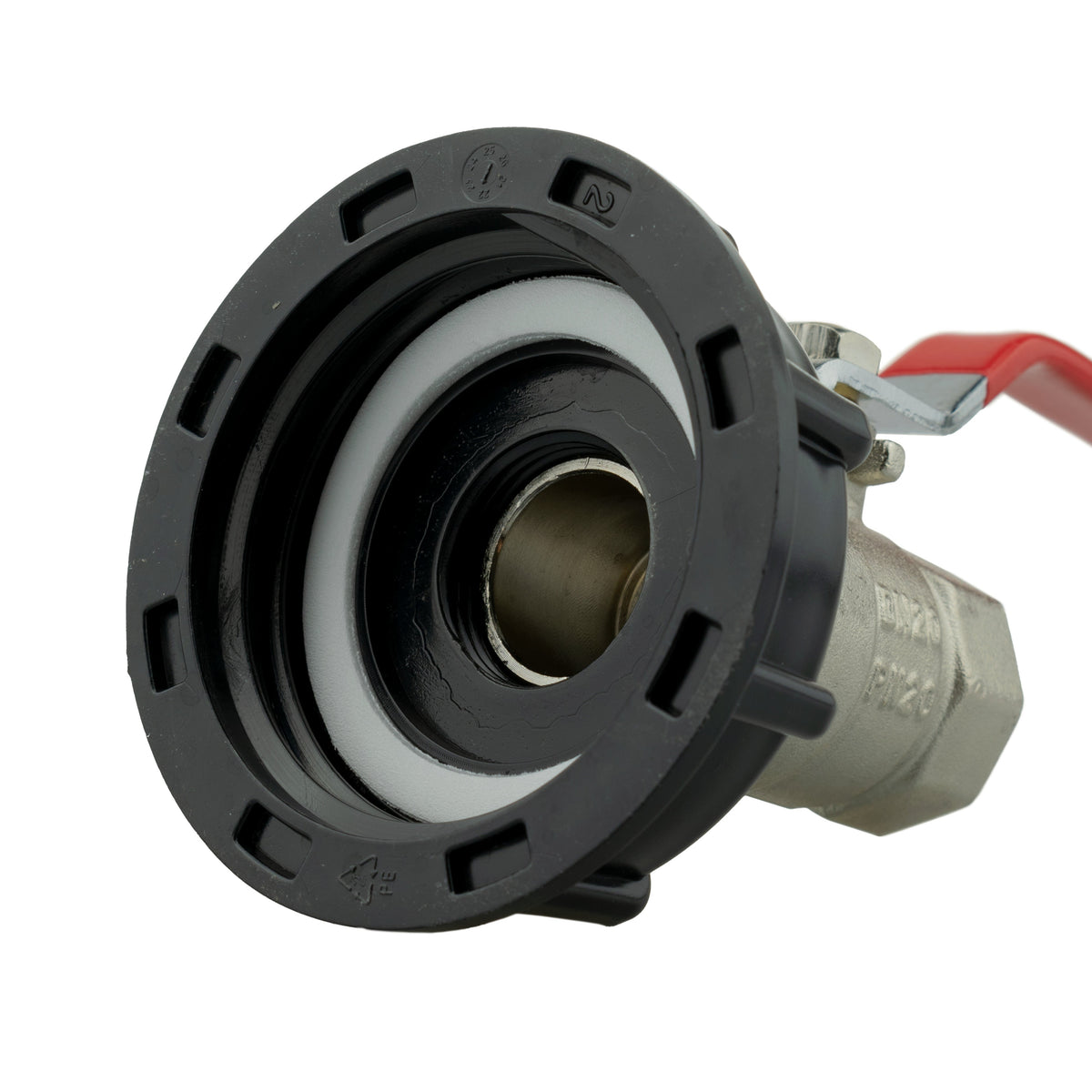 IBC S60X6 Cap & Brass Lever Valve – ¾″ BSP Female Outlet