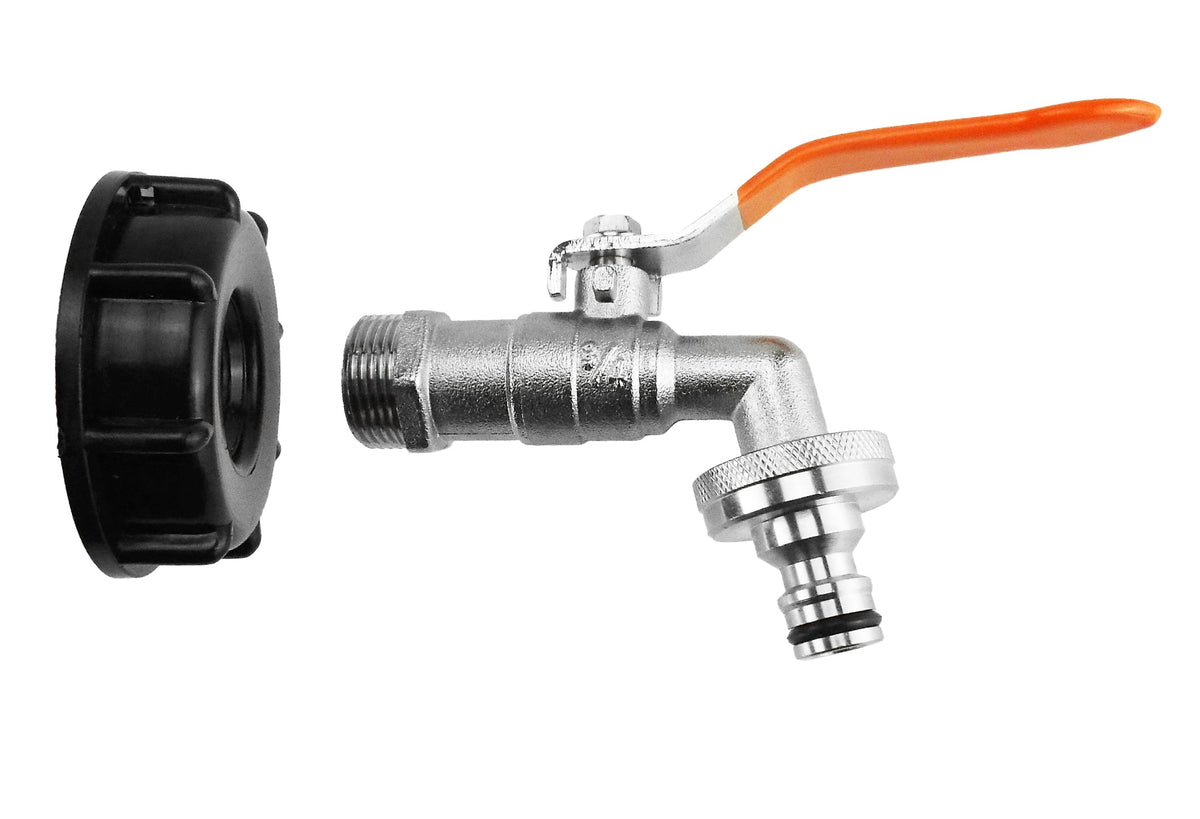 IBC S60X6 Cap & Quick Lever Tap – ¾″ BSP Inlet