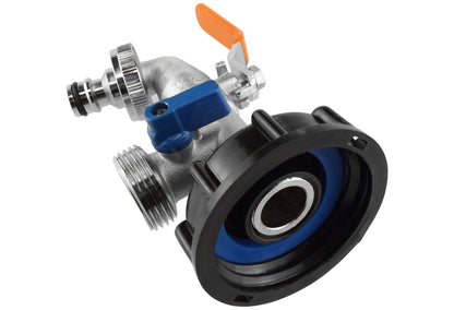 IBC S60X6 Cap with Double Garden Tap – ¾″ BSP Inlet