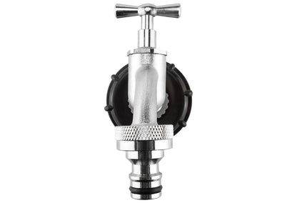 IBC S60X6 Cap & ½″ Nickel-Plated Bib Tap – Quick Outlet