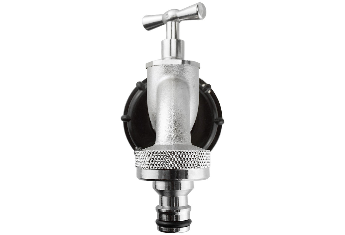 IBC S60X6 Cap & ½″ Nickel-Plated Bib Tap – Quick Outlet