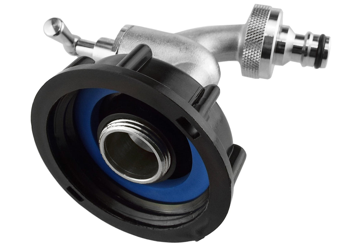 IBC S60X6 Cap & ½″ Nickel-Plated Bib Tap – Quick Outlet
