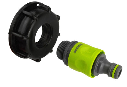 IBC S60X6 Cap & Lime Quick-Connect Plug