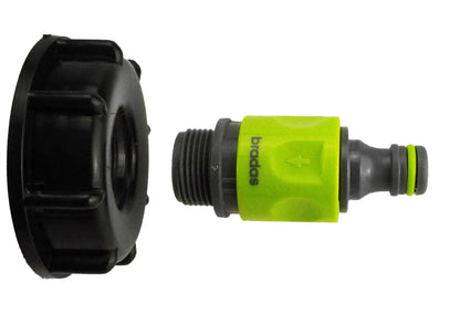 IBC S60X6 Cap & Lime Quick-Connect Plug