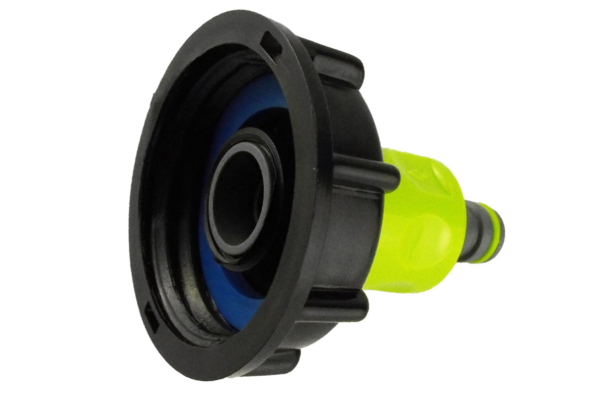 IBC S60X6 Cap & Lime Quick-Connect Plug