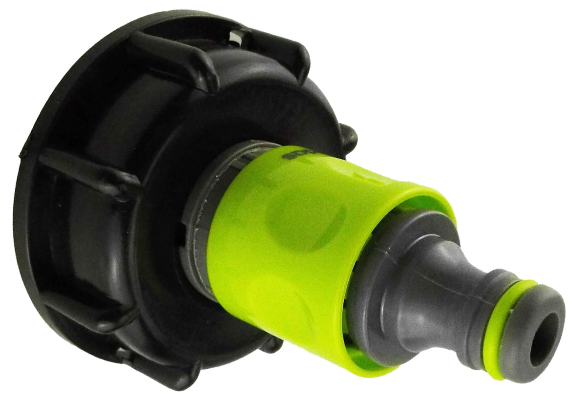 IBC S60X6 Cap & Lime Quick-Connect Plug